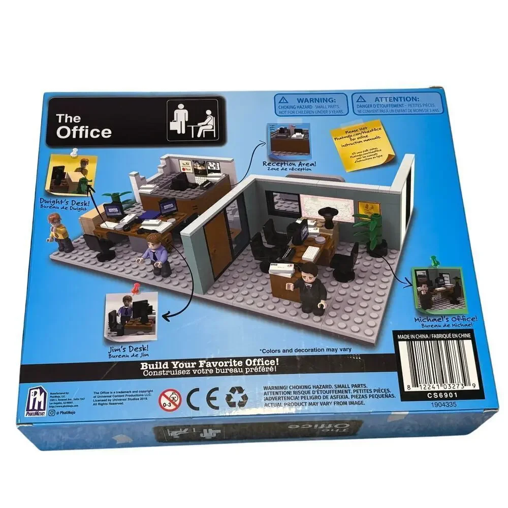 The Office Dunder Mifflin Scranton Branch Construction Building Block Set New